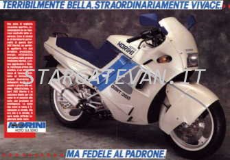 Pagina catalogo Moto Morini Dart 350